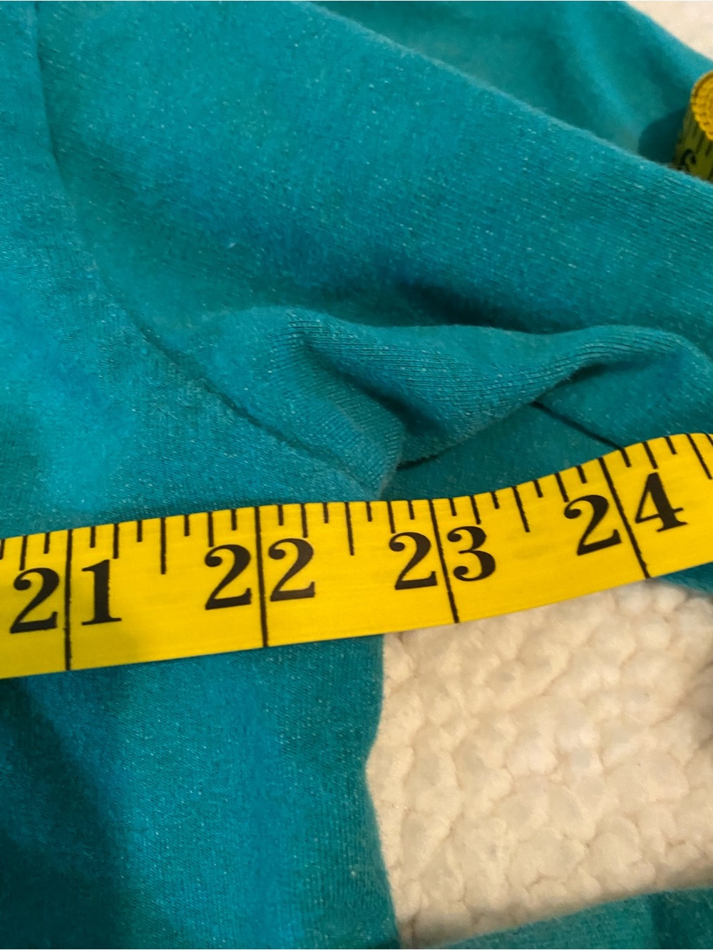 Patagonia Teal Zip-Up Hoodie with Mountain Patch size large - Picture 7 of 9